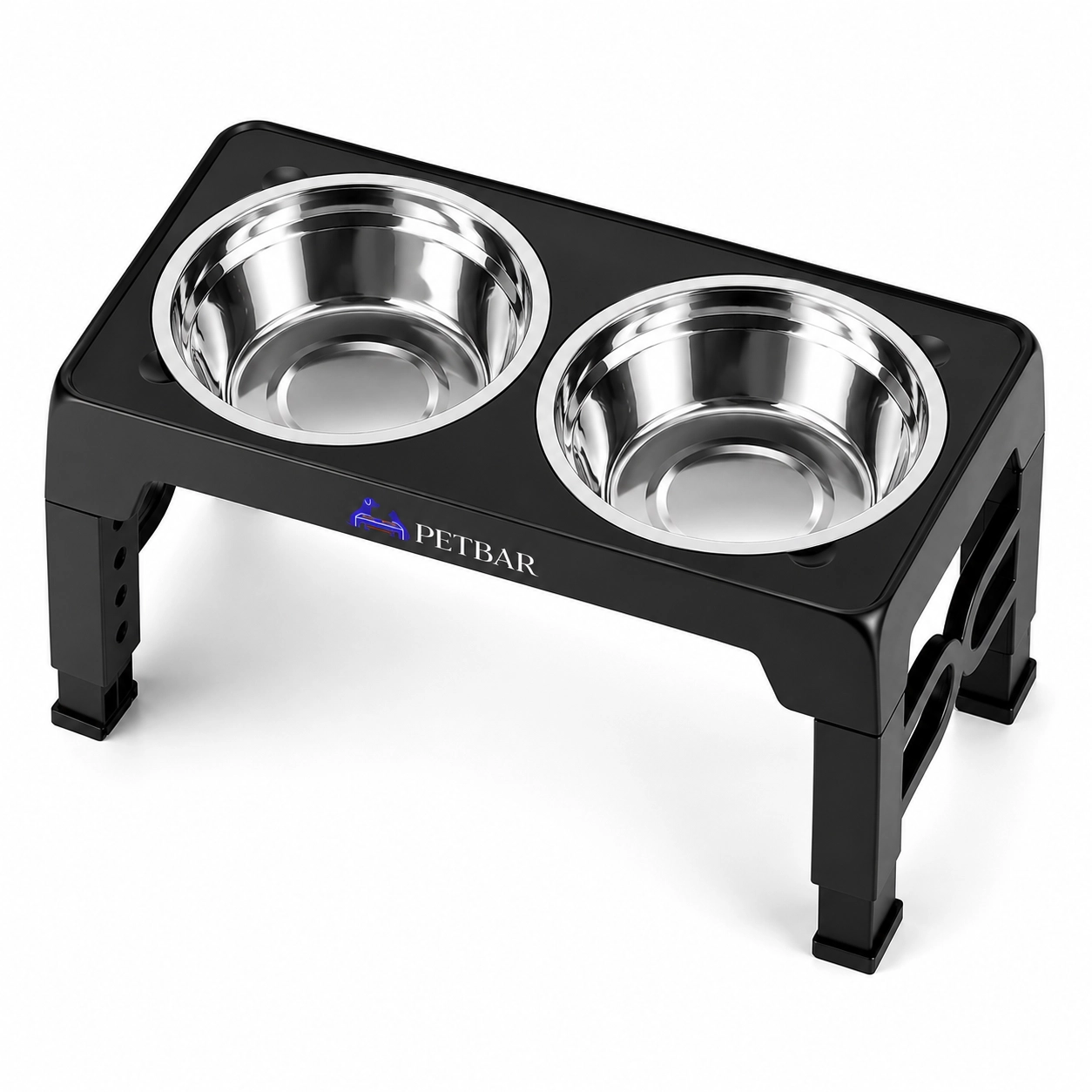 PetBar | Adjustable Height Elevated Pet Feeding Station - Image 3