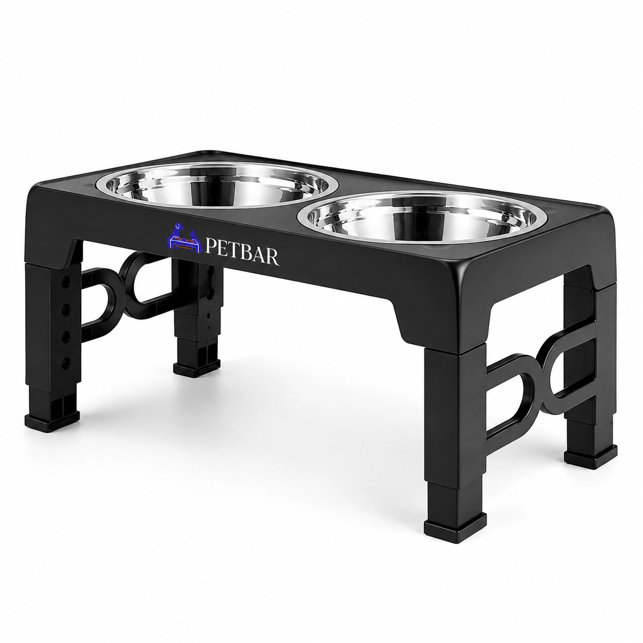 PetBar | Adjustable Height Elevated Pet Feeding Station - Image 2