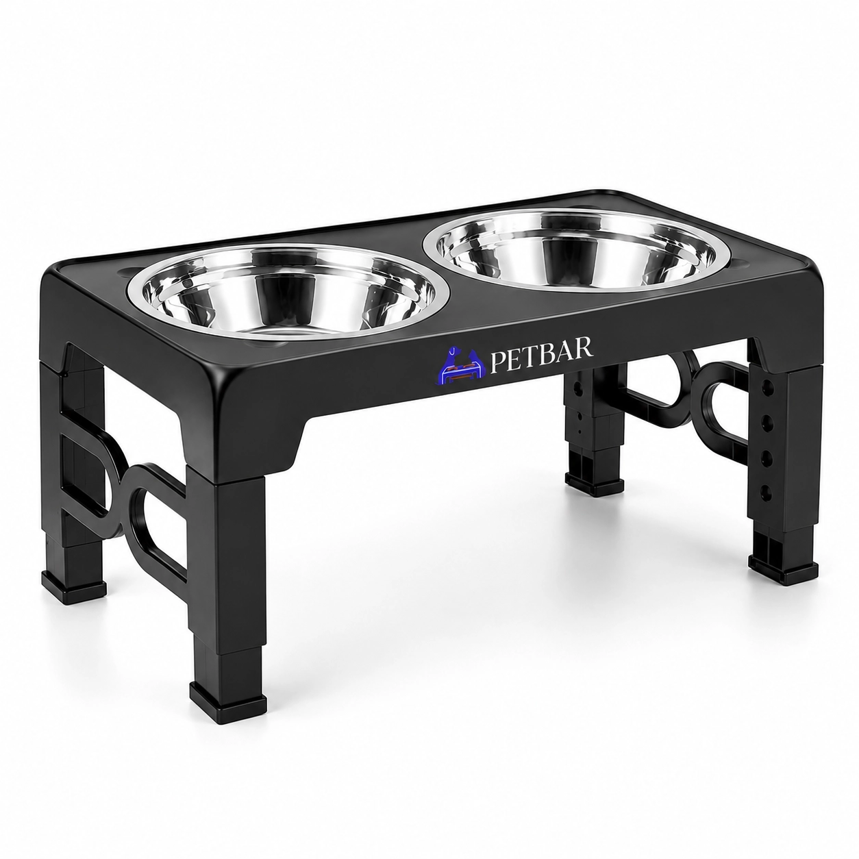 PetBar | Adjustable Height Elevated Pet Feeding Station